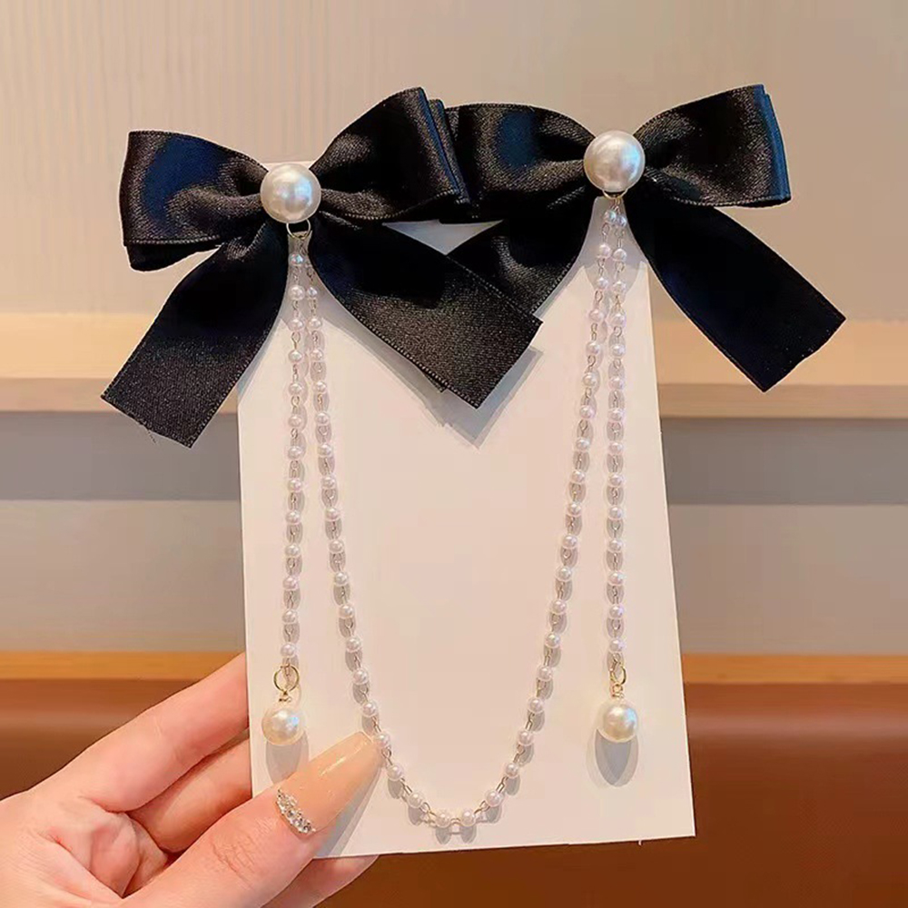Kinder Schleife Haarspange Bab – Pearl Trim Chain Bewertung und Preis