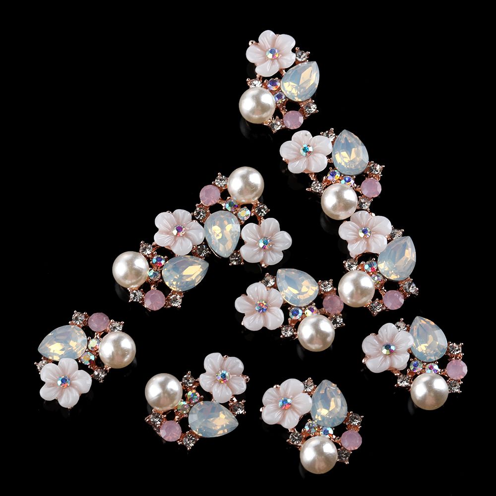 10 Stück plattierte Kleidungsz – Sew On Rhinestone Bewertung und Preis