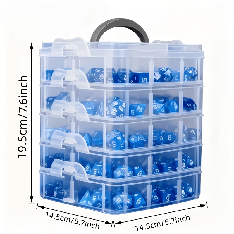 5-lagige transparente Aufbewah – Craft Embellishment Storage Bewertung und Preis