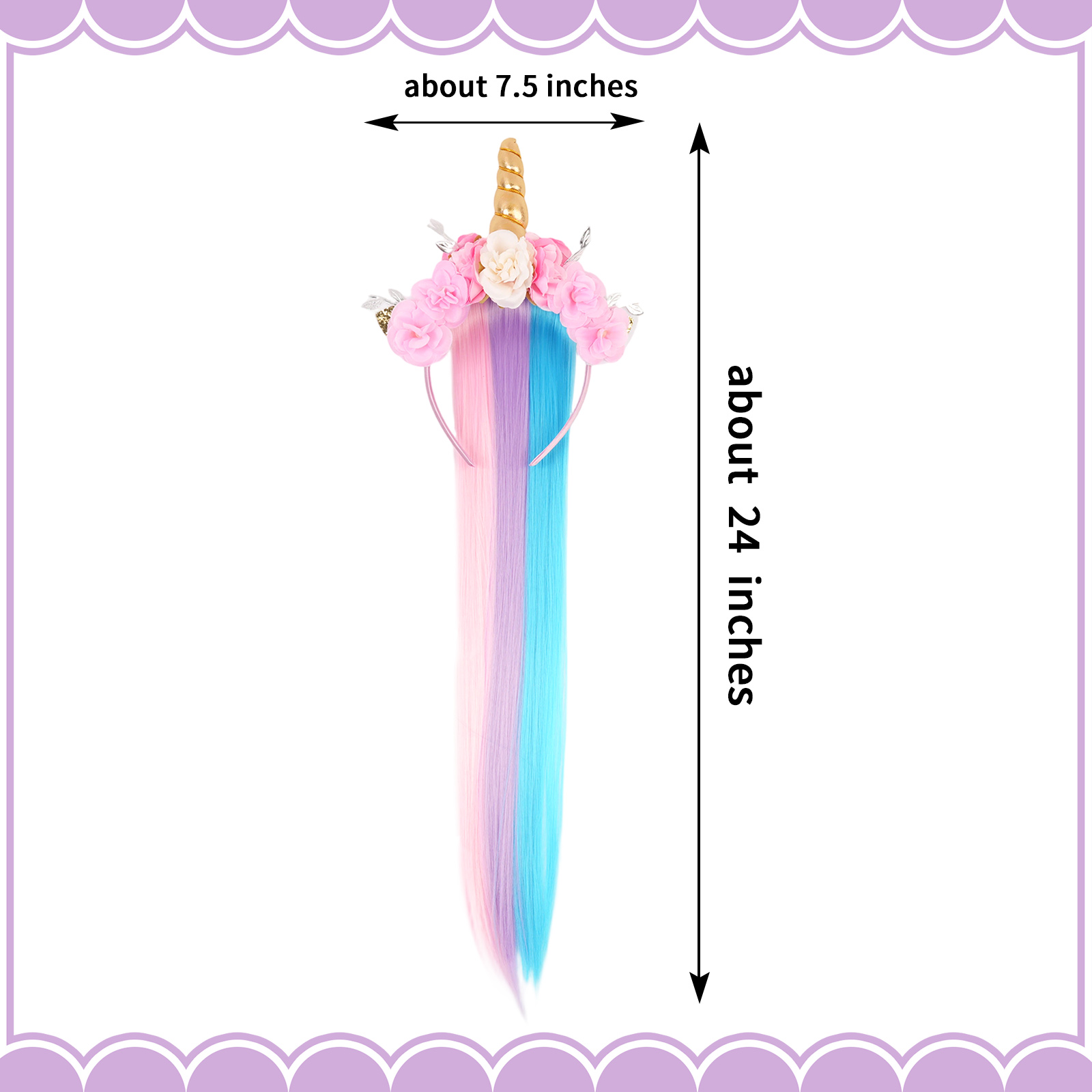 Regenbogen-Einhorn Spitzen-Haa – Tassel Fringe Trim Bewertung und Preis