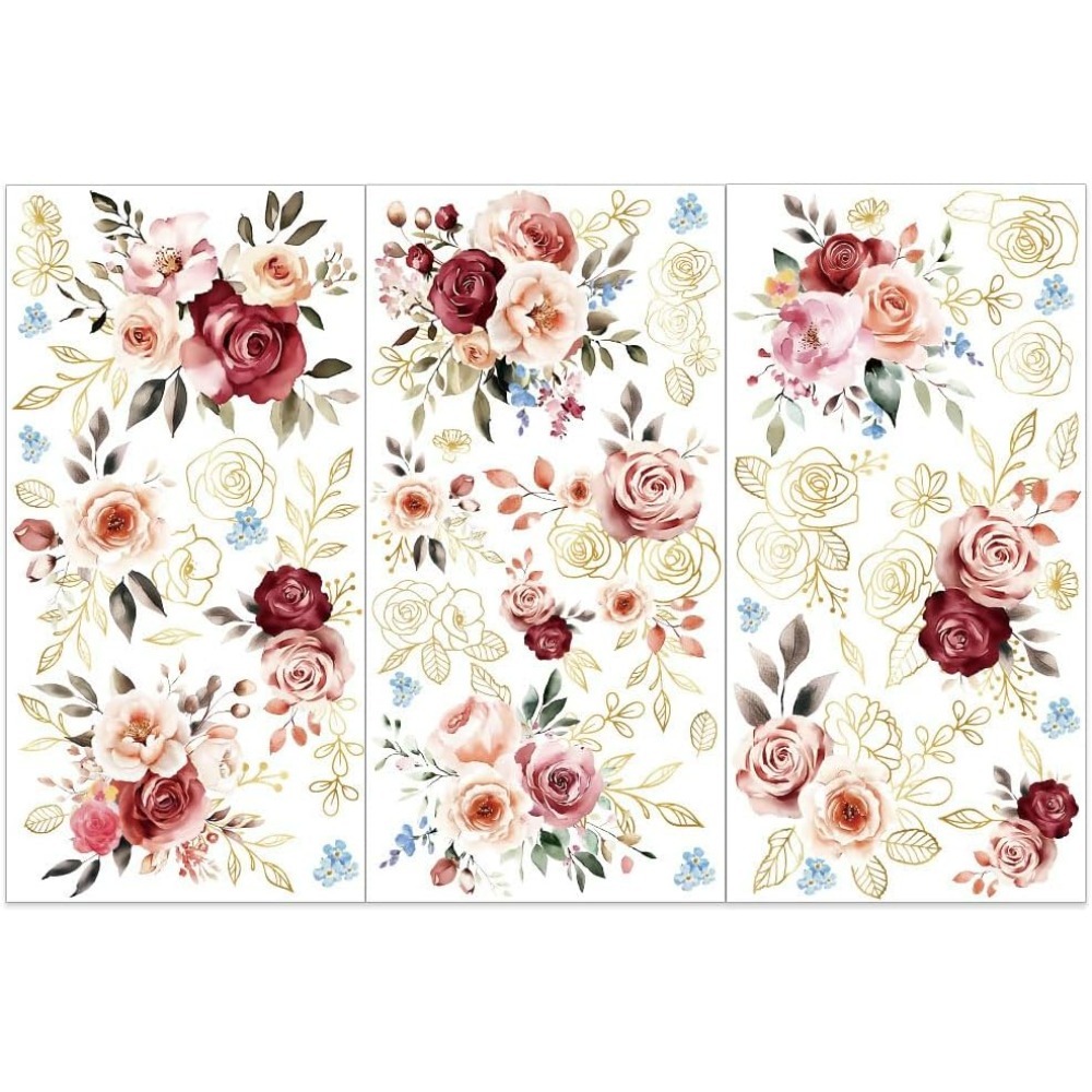 3 Stück/Set Aquarell-Rosen zum – Embellishment Crafts Bewertung und Preis