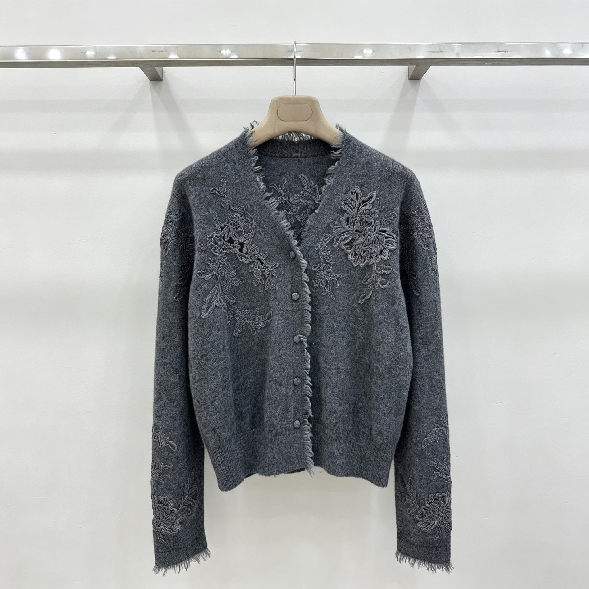 Damen-Strickjacke mit V-Aussch – Tassel Fringe Trim Bewertung und Preis