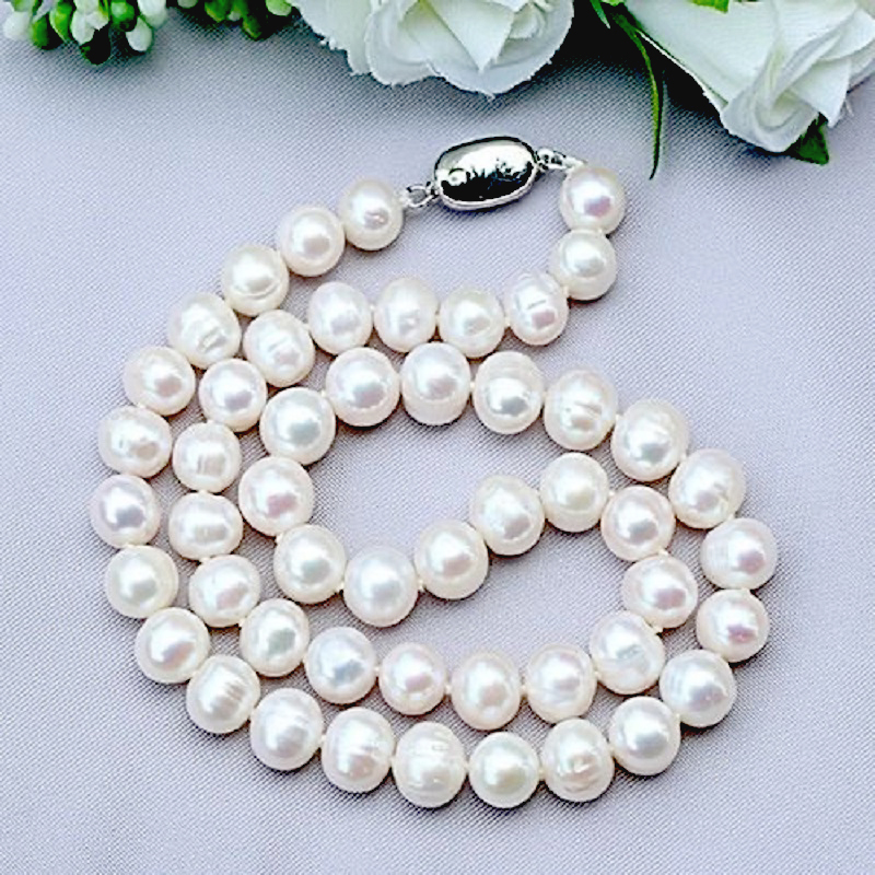 8–9 mm natürliche Süßwasserper – Pearl Trim Chain Bewertung und Preis