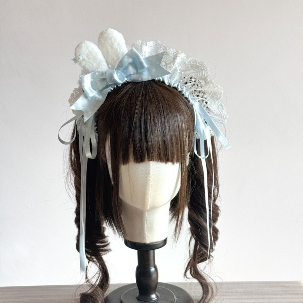 Neues Polka-Dot-Schleifen-Haar – Lace Ribbon Trim Bewertung und Preis