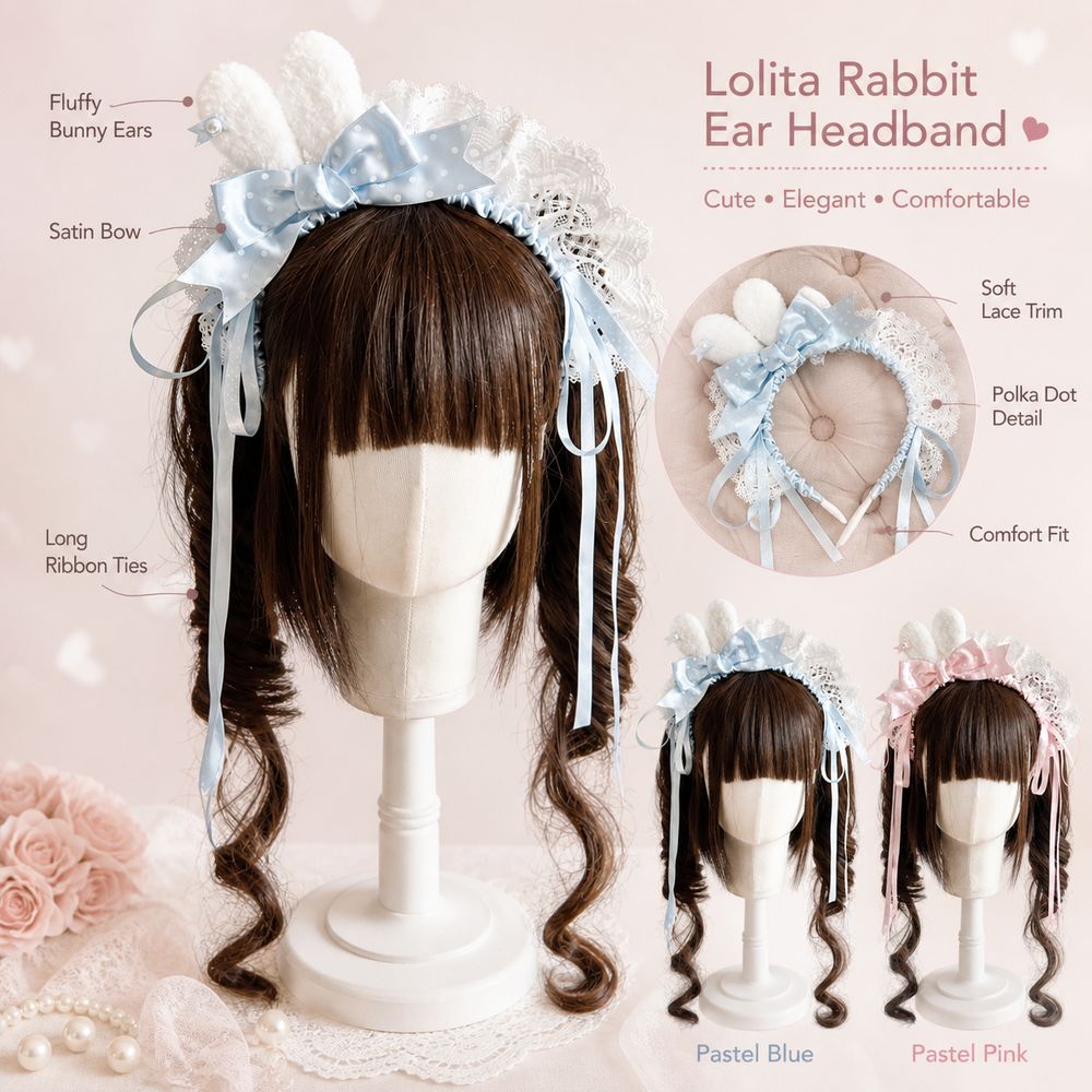 Neues Polka-Dot-Schleifen-Haar – Lace Ribbon Trim Bewertung und Preis