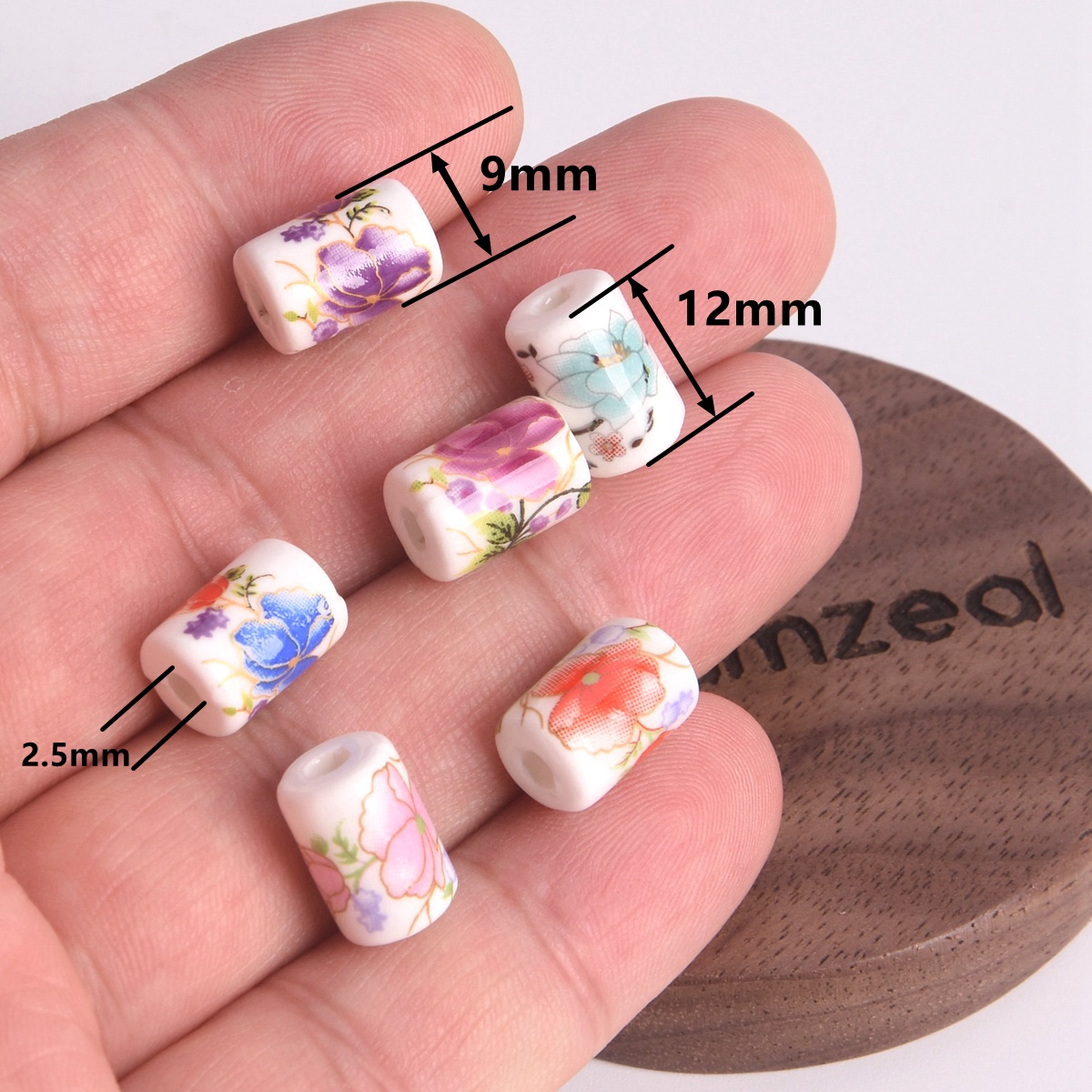 10 Stück 12 x 9 mm zylinderför – Embellishment Crafts Bewertung und Preis